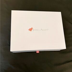 Authentic James Allen Jewelry Magnetic Gift Box